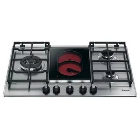 Ariston 75 cm Built-In Hob Cooker (3 Gas + 1 Vitro Electric Zone) - PK741RQO
