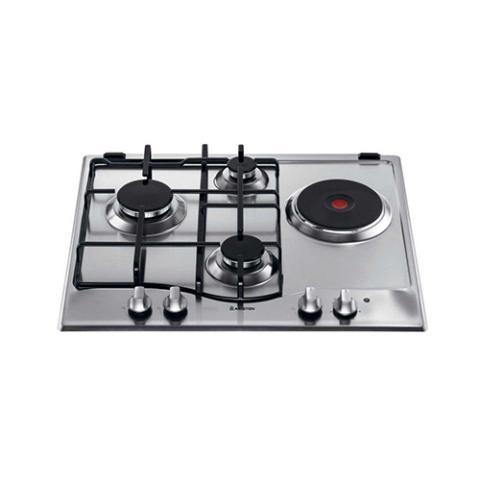Ariston 60 cm Built-In Hob Cooker (3 Gas Burners + 1 Electric Hot Plate) - PC631NX 