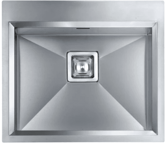 CM Glamour 1 Bowl Sink with Drainer - 812822XCSSP