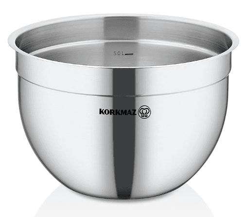 Korkmaz Stainless Steel Mixer Bowl – A2778