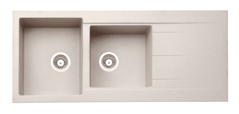 AS 153 GRANITE SERIE DOUBLE BOWL 1150X500mm+GRID