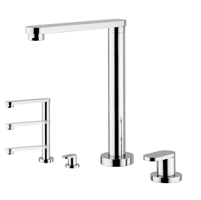 CM Smart Flat Lever Spandrel Cane Mixer Tap with Remote Control - 230MISCCRM