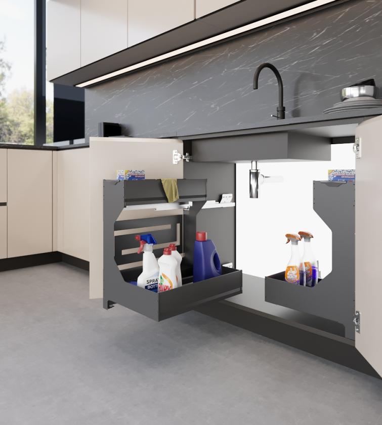 Inoxa Extractable Detergent Basket - 7107K