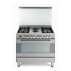Elba-9S4EX737-90cm-(4-Gas,-2-Elect-+-Elect-Oven)-Cooker
